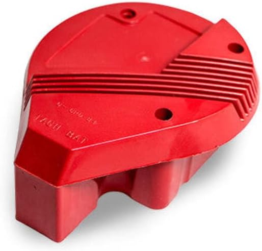 Top Street Performance Universal Super Cap HEI Distributor Ignition Coil Dust Cover - Red