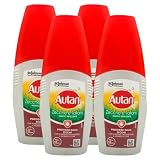 4X Zecche e Tafani Vapo, Insetto Repellente, Protegge Immediatamente dalle Punture di Zanzare e altri Insetti Molesti, 100 ml