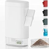 PepperMate Traditional Pepper Mill 723 - Turnkey High Volume Salt and Gourmet Peppercorn Grinder (White)