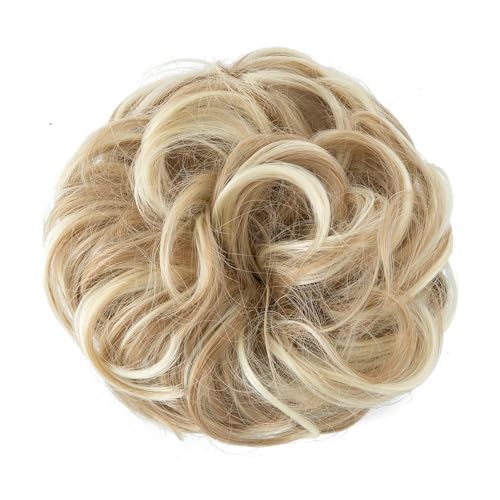 Llhdmeng Synthetic Messy Hair Piece Daily Use Chignon Scrunchies Fake