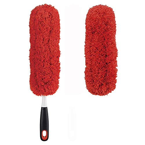 OXO Good Grips Microfiber Hand Duster with Microfiber Duster Refill