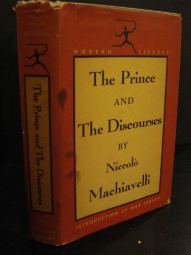 The Prince and The Discourses, (The Modern libr... B0006AP02M Book Cover