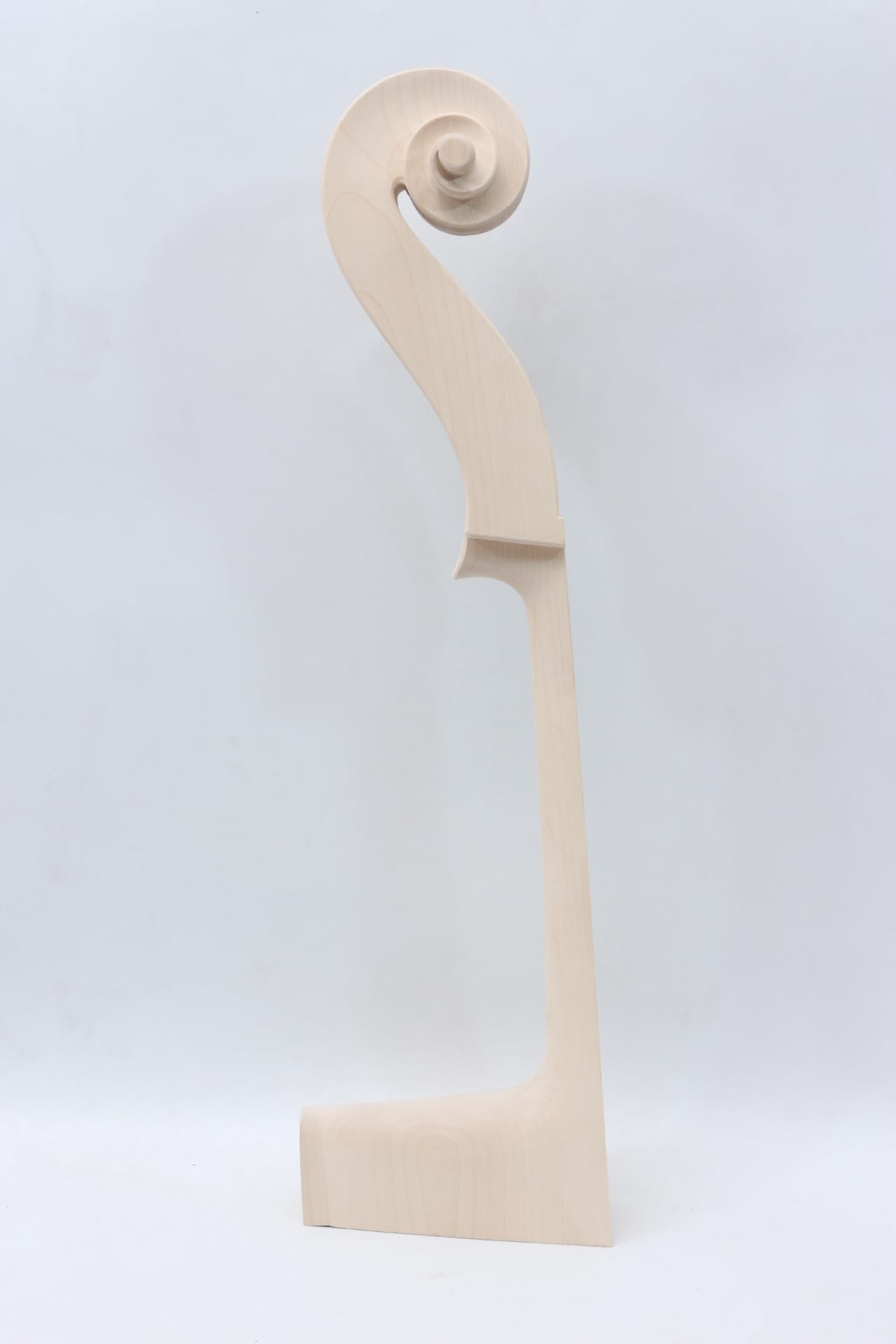 3/4 Upright Bass Griffbrett Palisander Ahorn Holz Bass Hals Kopf Kontrabass Teile (Hals)