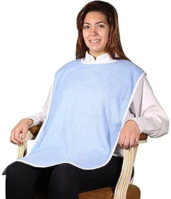 Careoutfit 6PK - Top of The Line Super Soft 100% Terry Cloth Adult Bib