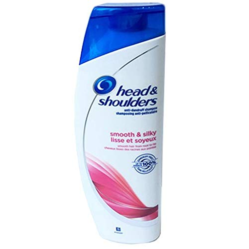 Head & Shoulders Anti Dandruff Shampoo Hydrating, Smooth & Silky 13.5 Oz. (2 Pack) &...