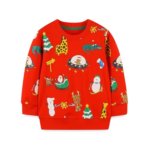Boys Sweatshirts Casual Sweatshirts Cotton Sweatshirts Long Sleeve T-shirts Crew Neck Cartoon Tops for Boys-274