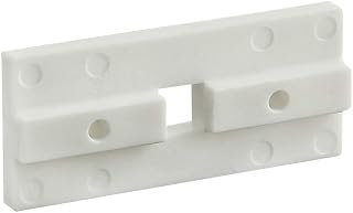 6490, 10 Series, White Single Keyed Standard Linear Bearing Pad (3 Pack)