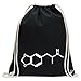 Kiwistar Formule d'ecstasy Fun Sac à Dos Sport Sac de Remise en Forme Gymbag Shopping Coton avec Cordon