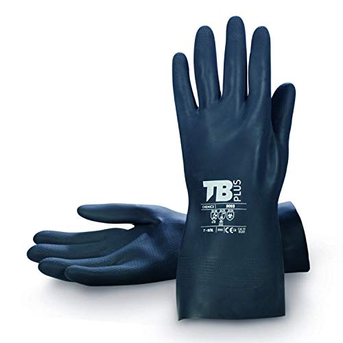 GUANTE NEOPRENO FLOCADO NEGRO 8