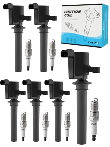 TAUTOY DG513 DG500 Ignition Coil Pack Iridium Spark Plug 6PCS (3.0L ONLY) For Ford Escape...