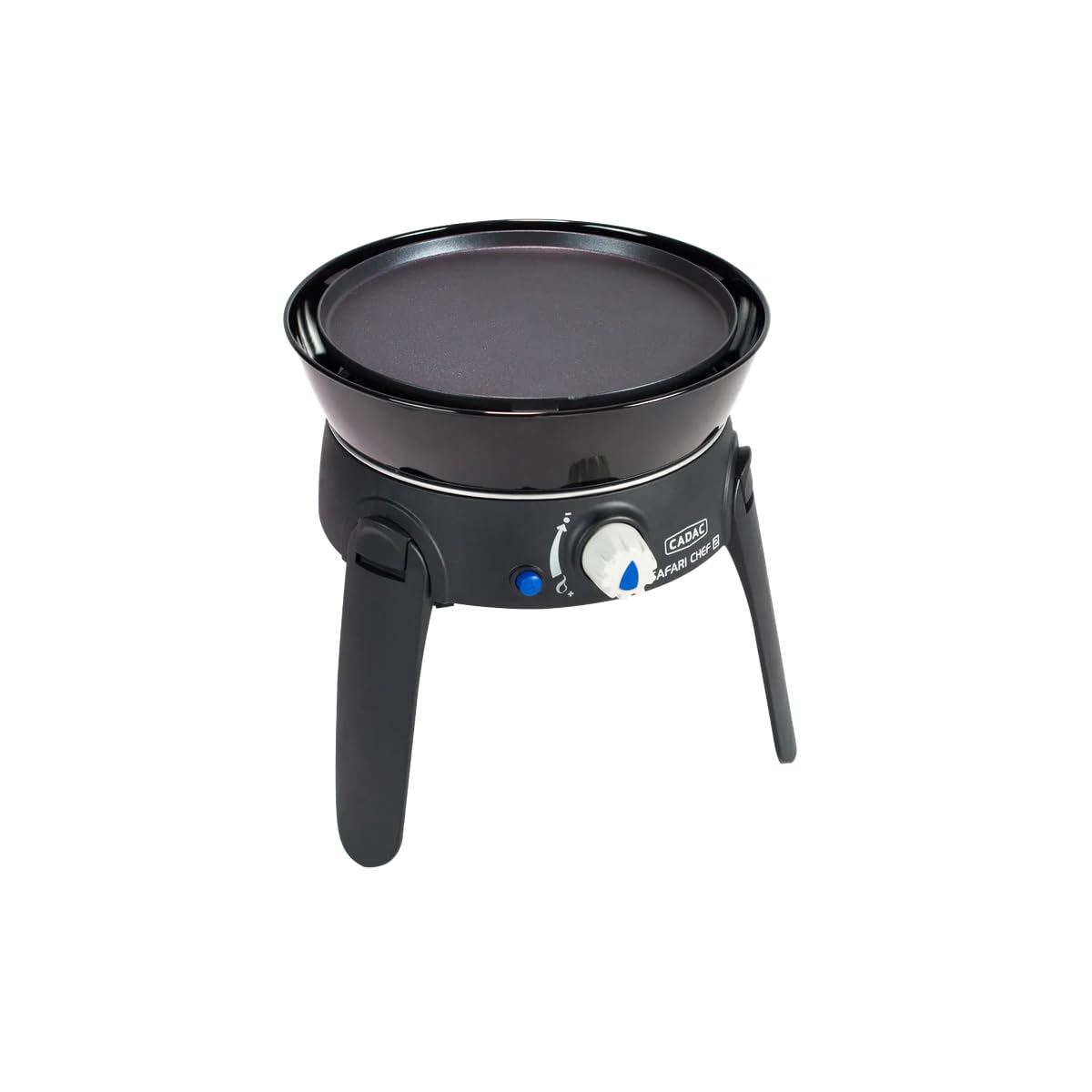 Antarion Pack CADAC - Barbacoa de gas Safari Chef 30 + regulador + cartucho de gas