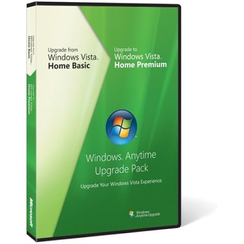 Microsoft Windows Vista Anytime Upgrade Pack [Home Basic to Home Premium] [OLD VERSION]