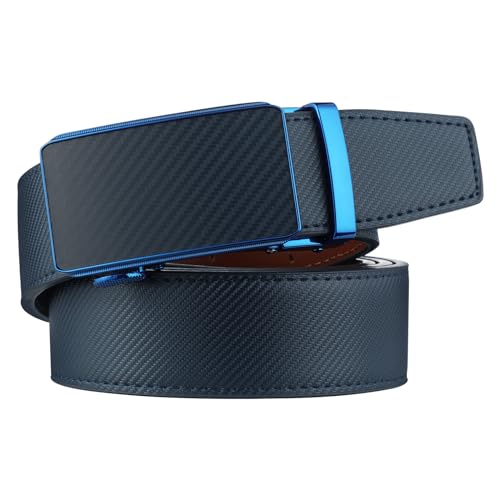 Image of Lavemi Men's Real Leather Ratchet Dress Casual Belt, Cut to Exact Fit,Elegant Gift Box