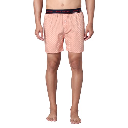 Image of Urban Scottish Men's Boxer Pants 100% Cotton Material with A Stylish Print Soft and Stretchy Elastic Waist Band Dynamic Movement and Hardwearing Stitching Breathable with A Gentle Snug Fit