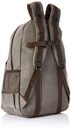 Mochila Casual, Poliester, Unissex, Cinza