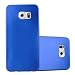 Produktbild Cadorabo Hülle für Samsung Galaxy S6 Edge Plus in METALLIC BLAU - Handyhülle aus flexiblem TPU Silikon - Silikonhülle Schutzhülle Ultra Slim Soft Back Cover Case Bumper