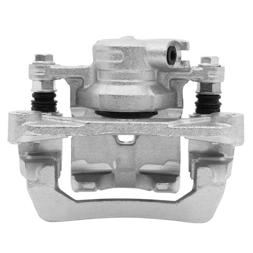 Image of Detroit Axle - Rear Left Brake Caliper for 2012-2021 Subaru WRX 09-13 Forester 08-14 Impreza Disc Brake Caliper w /Bracket 2009 2010 2011 2012 2013 Replacement Driver Side Assembly