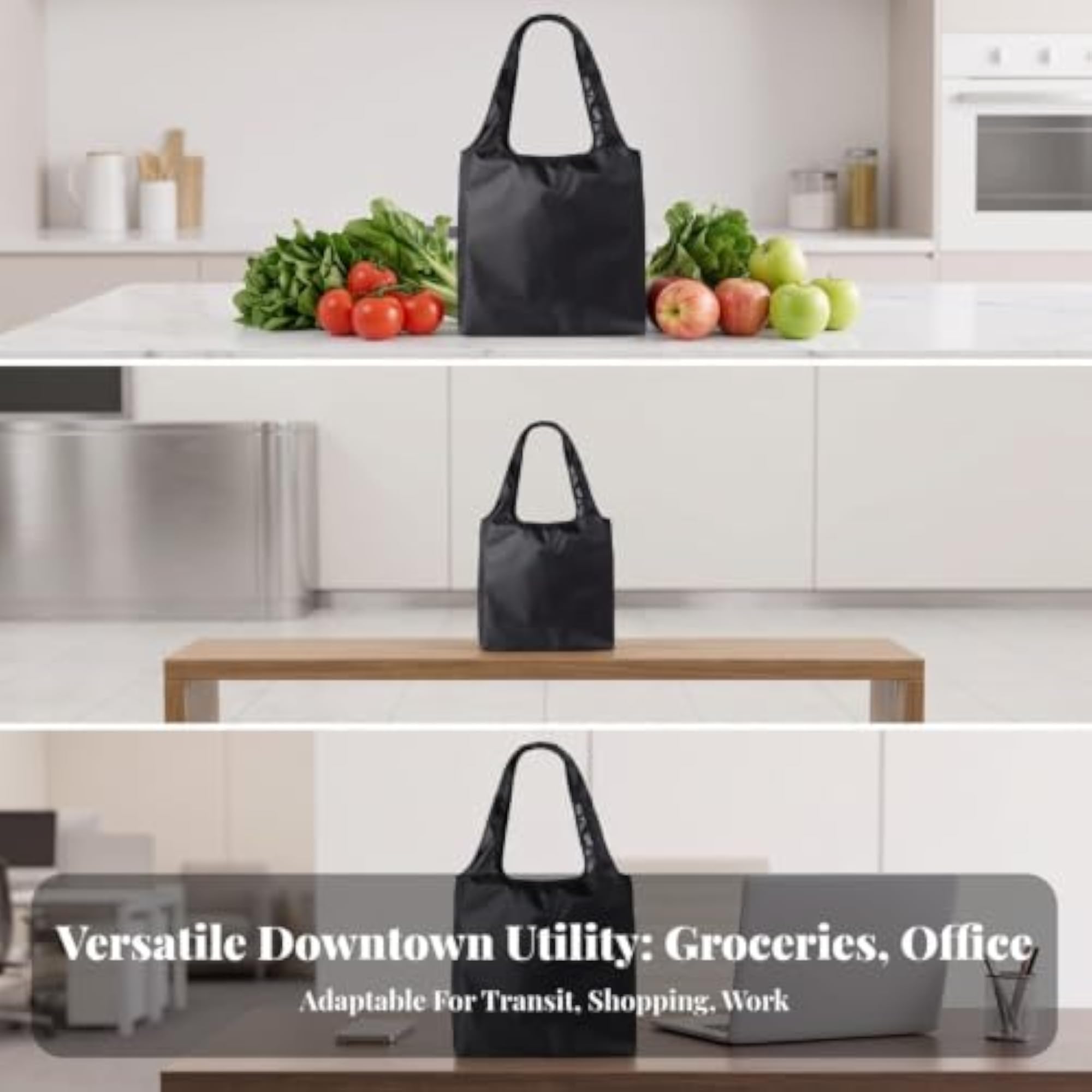 Waterproof Tote Bag with Internal Zip Pocket, Lightweight