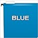 Pendaflex SureHook Reinforced Hanging Folders, Letter Size - Sheets, Blue, 20 per Box (6152 1/5 BLU), 13 x 2.81 x 9.56 inches