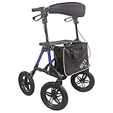 PRAKTISCH: Die bequeme Sitzfläche sowie der stabile Rückengurt erlauben es, überall eine Pause einzulegen. Die Tasche bietet viel Platz für z.B. Einkläufe.