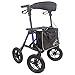 Produktbild FabaCare Outdoor Rollator Silva mit Luftbereifung, Leichtgewichtrollator faltbar, bis 136 kg