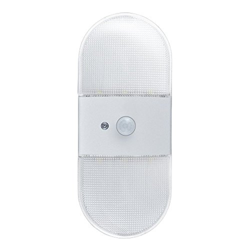 Ecolight Battery-Operated Led Dual Lens Motion Utility Light, 6-Inch, White #TOP1