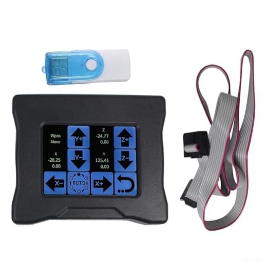 Bulevisiter CNC Offline Controller, 2.8 Pollice LCD Touchscreen Offline Modulo di Controllo, Per 3018 PRO 3020 4540 CNC Router, Per 3 Assi Fresatrici