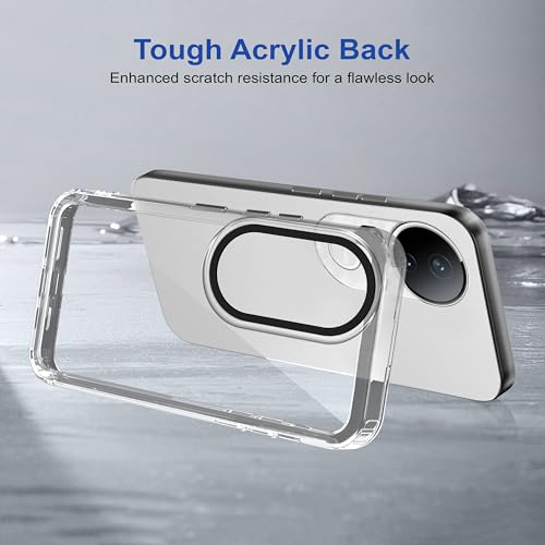 Image of Zapcase Back Case Cover for Vivo T4 Ultra 5G | Compatible for Vivo T4 Ultra 5G Back Cover | Case Cover with Camera Protection | (TPU + PC | Transparent)
