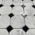 Tenedos Carrara White Marble 2 Inches Octagon Mosaic Tile with Nero Marquina Black Dots – Polished Natural Stone for Backsplash Bathroom Floor Shower Entryway (1 Sheet)