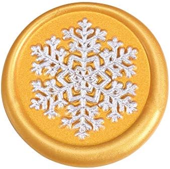 Mogokoyo Vintage Wax Seal Stamp, Sealing Wax Stamp for Letter Envelope Sealing(Snowflake)