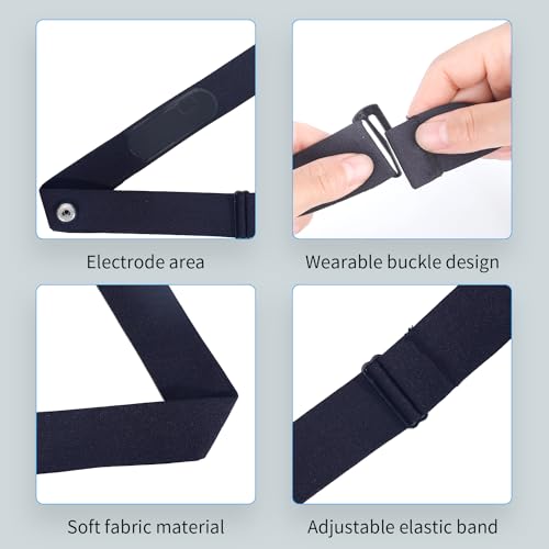 image for Rich Green Valley Heart Rate Monitor Replacement Chest Strap Compatibl