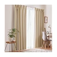 Amazon｜[ニッセン] カーテン 1級遮光（形態安定）｜選べる9色 ライト