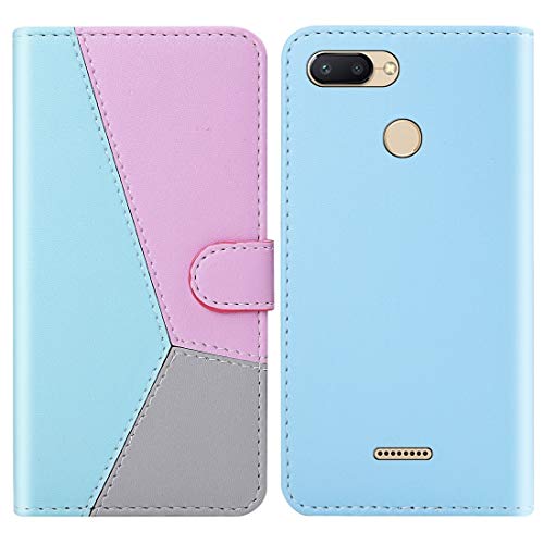 Housse cuir Xiaomi Redmi 6 Coque silicone TPU protection intégrale étui portefeuille 6A