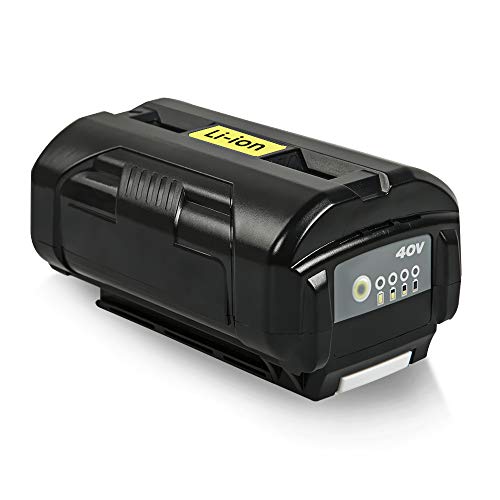 Best Deal 🛒 Amityke Battery Replacement 6000mAh 40V Battery OP4050 OP40501 OP40601 Compatible with Ryobi 40V Blowers Mowers Weed Eater Trimmer Chain Saws and Ryobi 40V Battery Charger