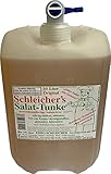 Original Schleicher's Salat-Tunke 10 kg mit Auslasshahn / Ausgießer Salat Dressing Anwendungsfertig