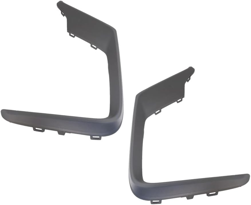 for Honda CR-V 2020 2021 2022 Bumper Cover Molding Driver and Passenger Side | Pair | Front | Fits Around Fog Light Bezel | EX/EX-L/LX/Sport and Special Edition Models | Silver-Gray | ABS Plastic