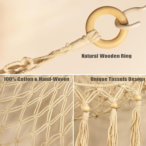 Image of Stuffed Animal Toy Storage Hammock with LED Light - Macrame Jumbo Doll Corner Stuff Animals Organizer Decorations - Cute Hanging Plushie Net Kids Baby Nursery Bedroom Room Decor (Pack of 2)