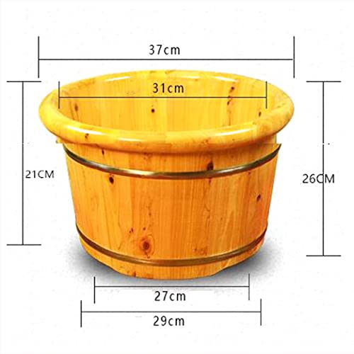 Spa de pies de madera maciza, bañera para masajes miniatura 2