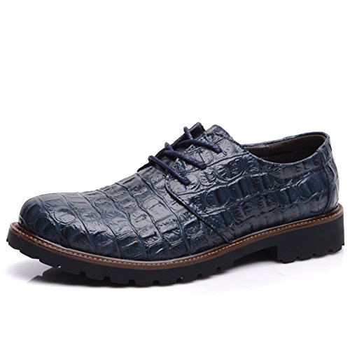 Chaussures Angleterre homme cuir motif crocodile chic automne