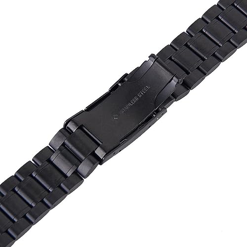Correa de reloj de acero inoxidable con eslabones sólidos Galpada de 20 mm 3