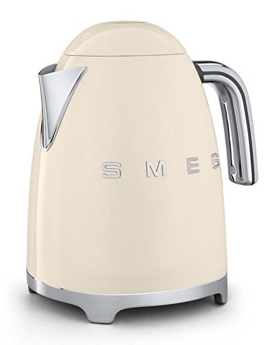 Smeg Klf01Crus 50'S Retro Style Aesthetic Electric Kettle, Cream #TOP2