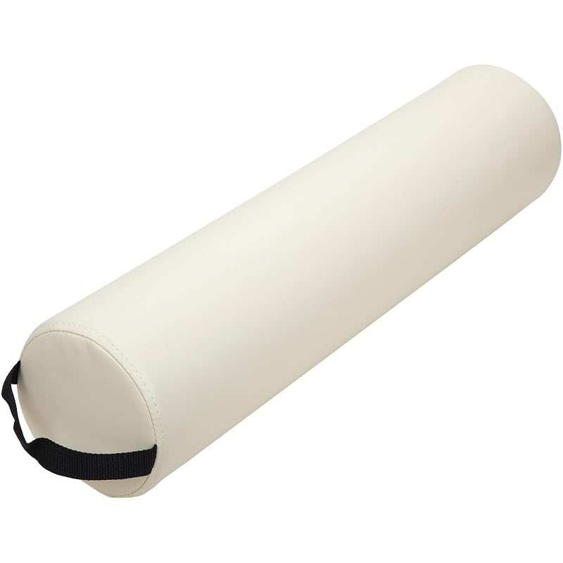 ForPro Professional Collection Almofada Cilíndrica para Maca de Massagem, 66,04 cm x 15,24 cm, Crème
