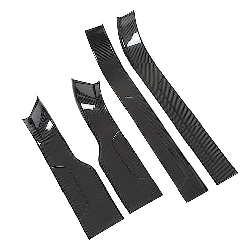 Boroco 4 PCS Umbral de Protección Fibra de Carbono Fibra Anti -Puertas Slip Sill Guard Strip para Urus 2018 a 2021