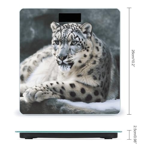 Báscula digital de baño Snow Leopard precisa 400lb miniatura 2