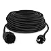 Produktbild SIMBR Verlängerungskabel 30m Gummi Kabel IP44 H07RN-F 3G 1,5 mm² für den Außenbereich mit Schutzkappe und Kindersicherung4000W 16A 250V