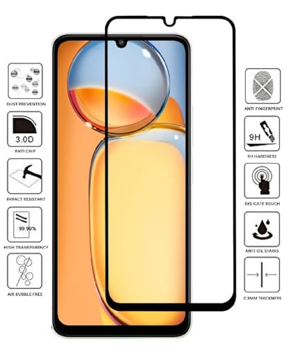 Image of HD, Scratch, Tear Resistant Edge to Edge Tempered Glass Screen Protector Guard Suitable For Vivo Y72 / 53s