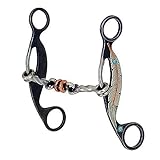 Partrade Trading Company Metalab Feather Collection Dog Bone Gag Bit
