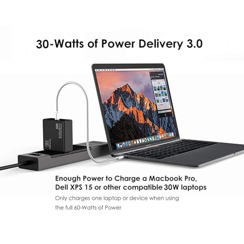 Image of MX 30W Fast Charger USB C PD Wall Charger Dual Port Adapter (USB-C + USB-A) Compact Mobile Charger for iPhone 15 /14 /13 /12, Samsung Galaxy, Pixel, iPad, Android Phones & Tablets Travel Power Adapter