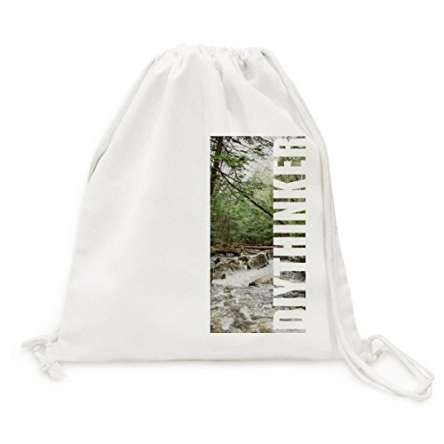 Sac à dos cordons en toile anti-encombrement pour sécuriser vos effets de voyage nature