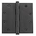 Baldwin 1045102I Square Mortise Hinge, Oil Rubbed Bronze